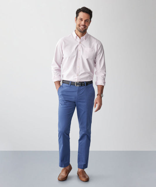 Casual Blue Cotton Pant