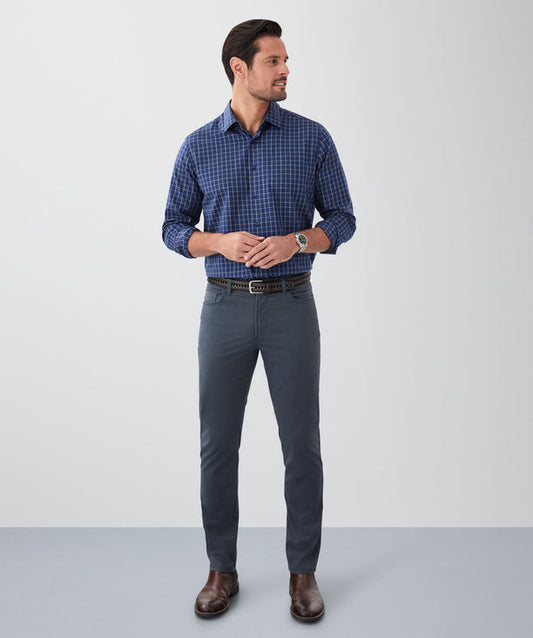 Casual Grey Cotton Pant