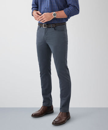 Casual Grey Cotton Pant