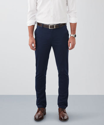 Navy Blue Cotton Pant