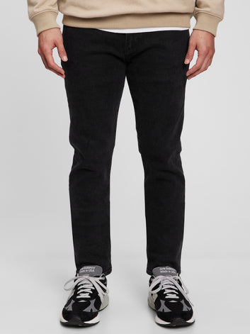 Ankle Fit Jet-Black Jeans