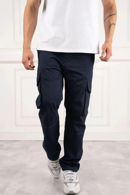 Blue Cargo Trouser