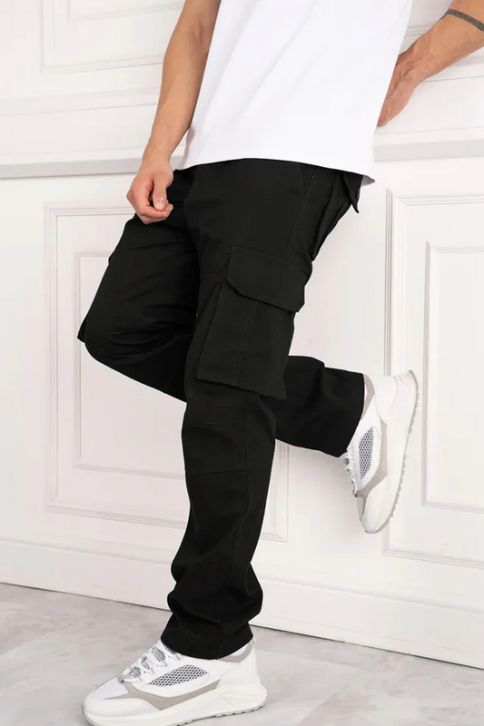 Black Cargo Trouser