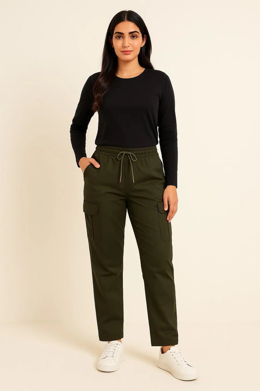 Miltry Cargo Trouser For Women