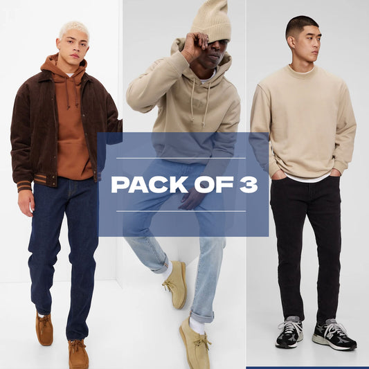 Pack of Three (BLK | BLU | DRK BLU ) Jean's