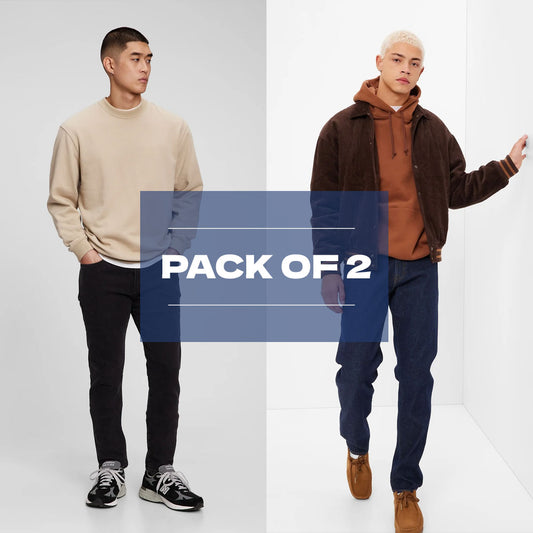 Pack of Two (BLK & BLU) Jean's